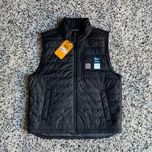 Carhartt Rain Defender Men’s Black Full Zip Hyundai Motors Vest Jacket Large